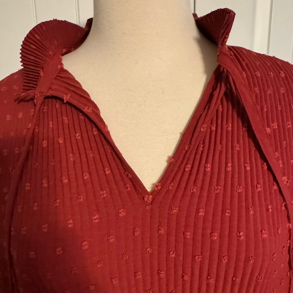 Max Studio Dusty Rose Blouse - Picture 4 of 11